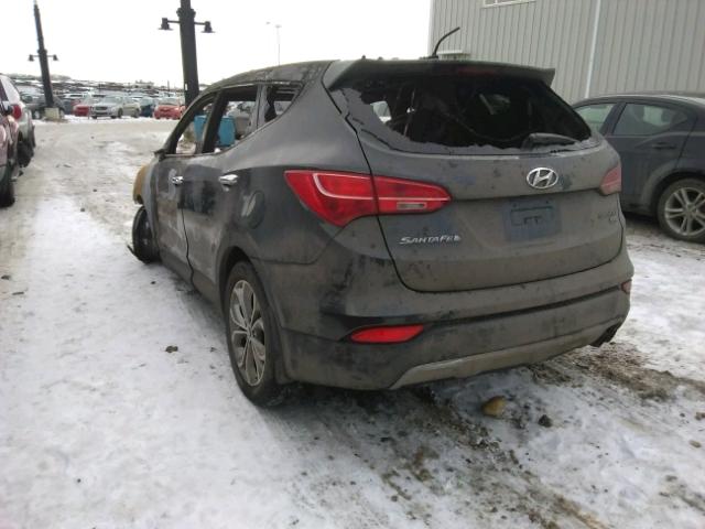 5XYZUDLA3DG020749 - 2013 HYUNDAI SANTA FE S GREEN photo 3