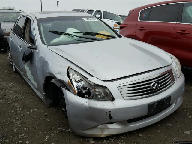 JNKBV61E87M715357 - 2007 INFINITI G35 SILVER photo 1