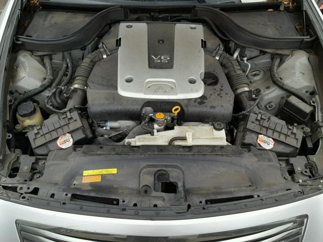 JNKBV61E87M715357 - 2007 INFINITI G35 SILVER photo 7