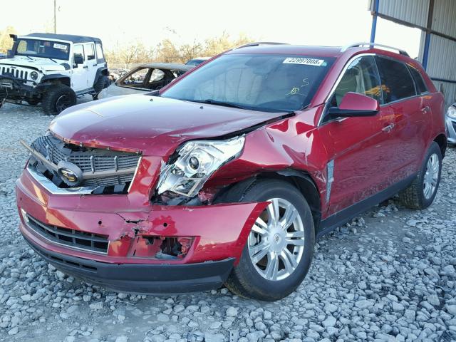 3GYFNAEY7BS535364 - 2011 CADILLAC SRX LUXURY RED photo 2