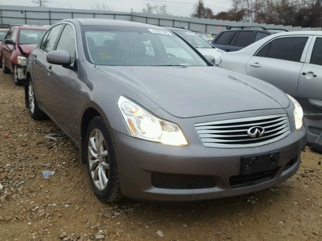 JNKBV61F38M256197 - 2008 INFINITI G35 GRAY photo 1