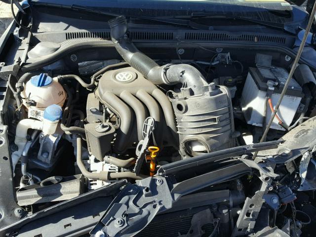 3VW2K7AJ5CM350578 - 2012 VOLKSWAGEN JETTA BASE 灰色 照片 7