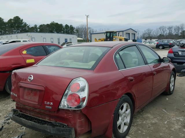 1N4AL11DX6C171080 - 2006 NISSAN ALTIMA S BURGUNDY photo 4