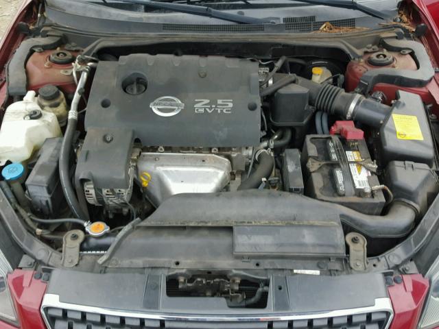 1N4AL11DX6C171080 - 2006 NISSAN ALTIMA S BURGUNDY photo 7