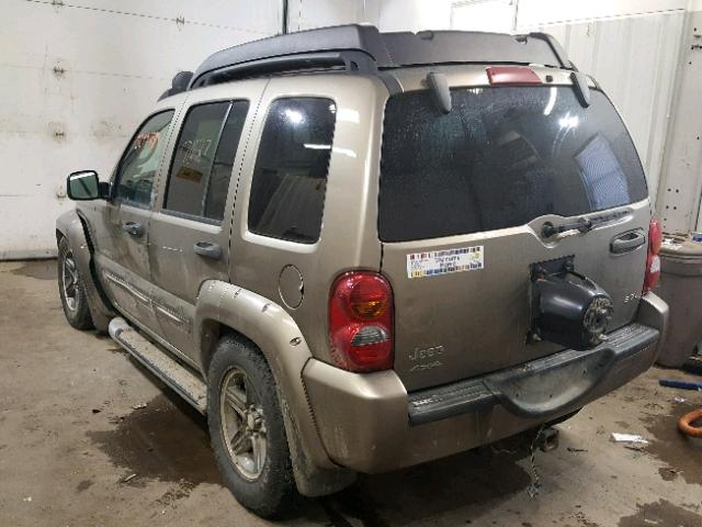 1J4GL38K93W607149 - 2003 JEEP LIBERTY RE TAN photo 3