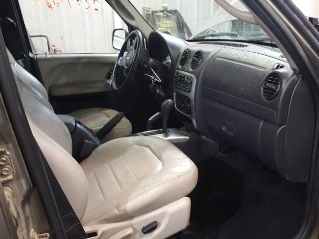 1J4GL38K93W607149 - 2003 JEEP LIBERTY RE TAN photo 5