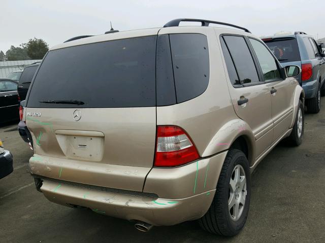 4JGAB54E92A295240 - 2002 MERCEDES-BENZ ML 320 GOLD photo 4