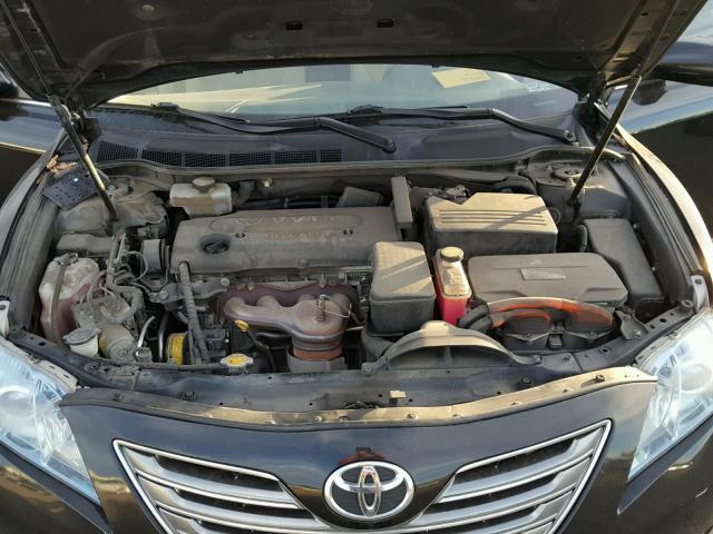 4T1BB46K99U109948 - 2009 TOYOTA CAMRY HYBR BLACK photo 7