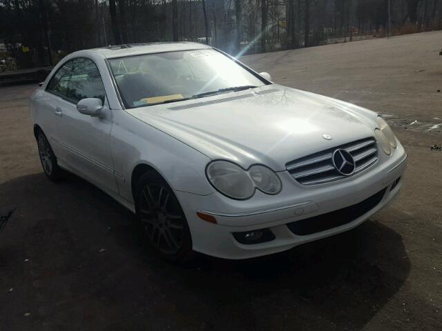 WDBTJ56H09F263988 - 2009 MERCEDES-BENZ CLK 350 WHITE photo 1