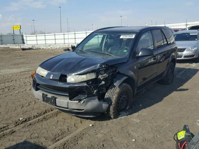 5GZCZ23D34S808929 - 2004 SATURN VUE BLACK photo 2