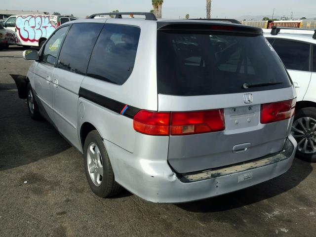 2HKRL186X1H518702 - 2001 HONDA ODYSSEY EX SILVER photo 3