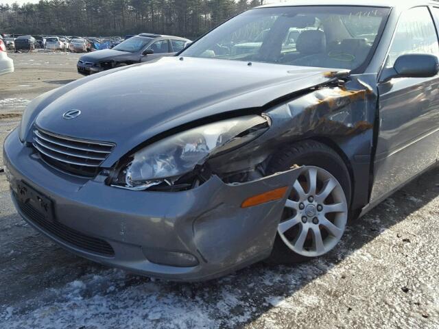 JTHBF30G020067057 - 2002 LEXUS ES 300 GRAY photo 9