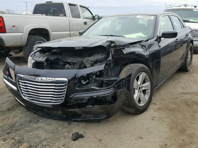 2C3CCAAG4EH127976 - 2014 CHRYSLER 300 BLACK photo 2