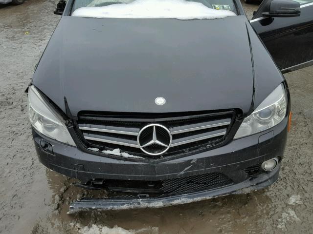 WDDGF8BB7AR089840 - 2010 MERCEDES-BENZ C 300 4MAT BLACK photo 7