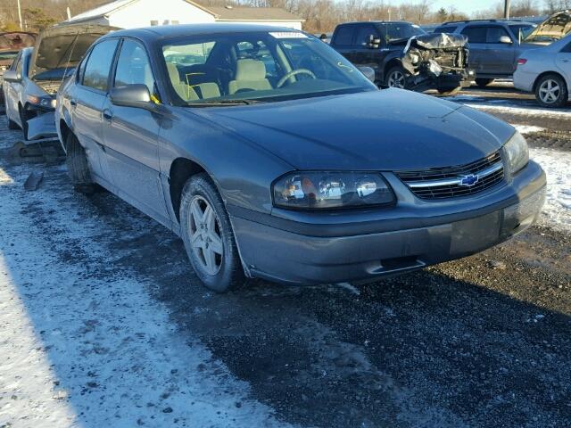 2G1WF52E849278776 - 2004 CHEVROLET IMPALA GRAY photo 1