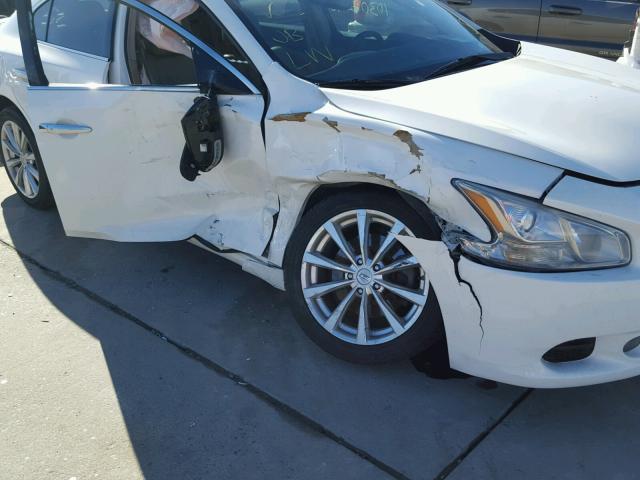 1N4AA5AP0AC827948 - 2010 NISSAN MAXIMA S WHITE photo 9