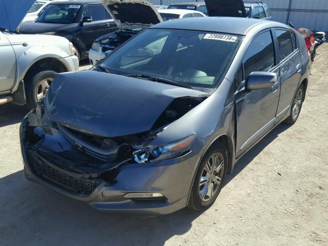 JHMZE2H72AS027453 - 2010 HONDA INSIGHT EX SILVER photo 2