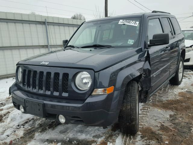 1C4NJRFB4ED521447 - 2014 JEEP PATRIOT LA GRAY photo 2