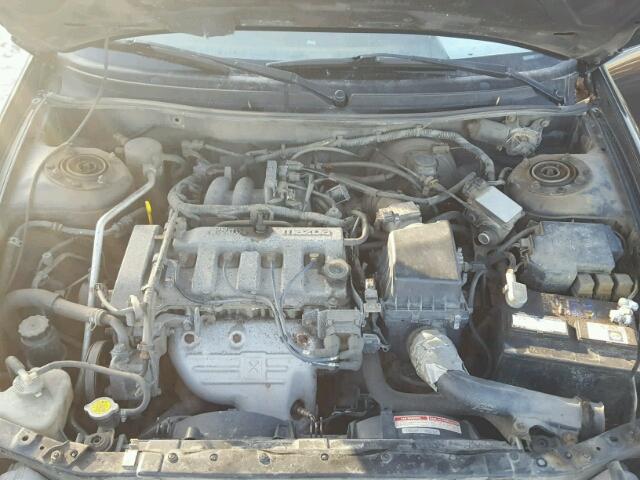 1YVGF22CX25275942 - 2002 MAZDA 626 LX BLACK photo 7