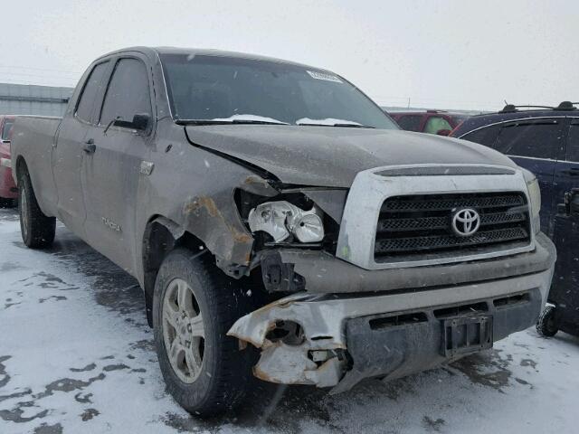 5TFCV54168X006855 - 2008 TOYOTA TUNDRA DOU GRAY photo 1