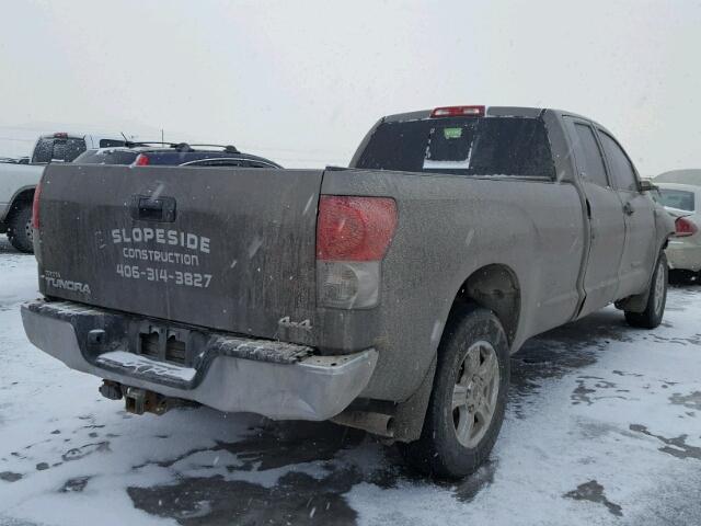 5TFCV54168X006855 - 2008 TOYOTA TUNDRA DOU GRAY photo 4