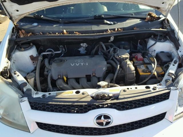 JTKKT624660143796 - 2006 SCION XA WHITE photo 7