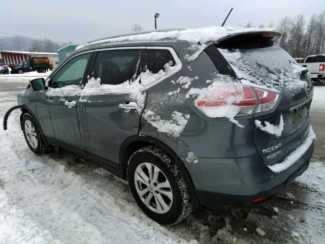 5N1AT2MK5EC831384 - 2014 NISSAN ROGUE S GRAY photo 3