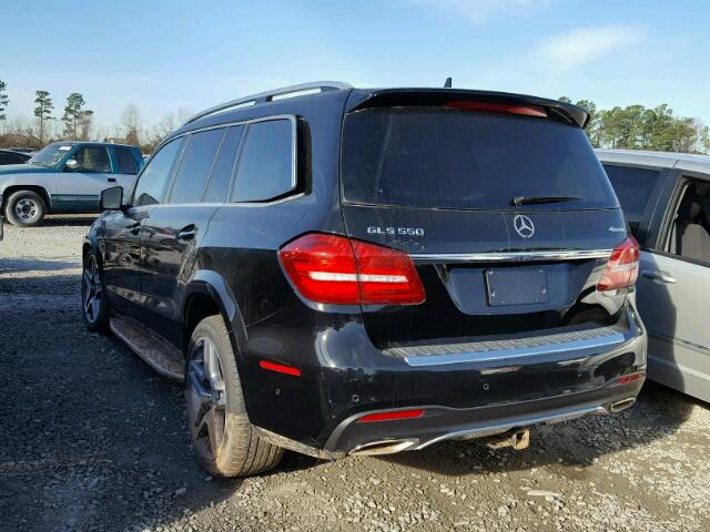 4JGDF7DE1HA838862 - 2017 MERCEDES-BENZ GLS 550 4M BLACK photo 3