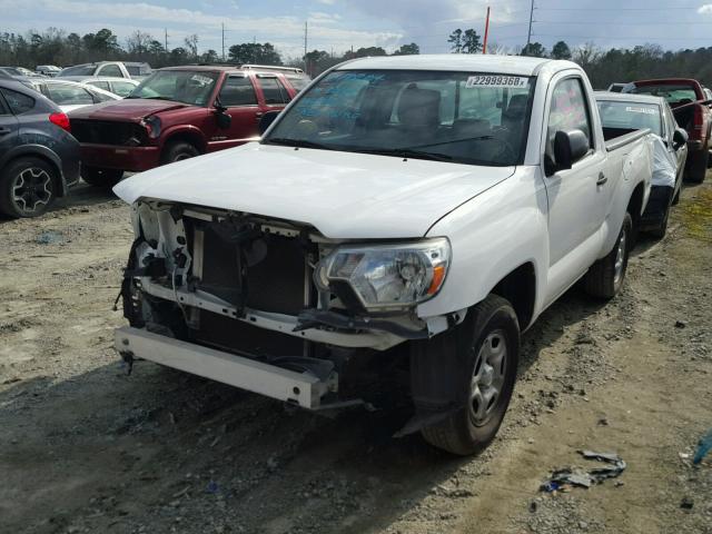 5TFNX4CN7CX009449 - 2012 TOYOTA TACOMA WHITE photo 2