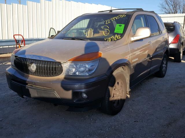 3G5DA03E83S587848 - 2003 BUICK RENDEZVOUS TAN photo 2