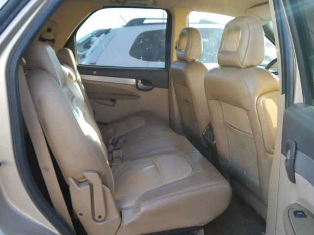 3G5DA03E83S587848 - 2003 BUICK RENDEZVOUS TAN photo 6