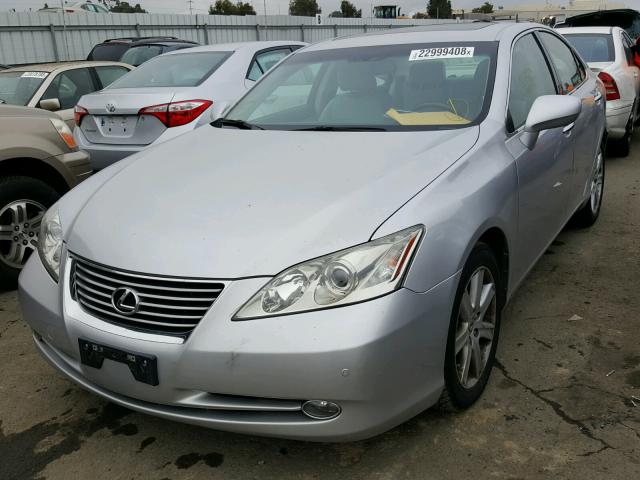 JTHBJ46G782256491 - 2008 LEXUS ES 350 SILVER photo 2