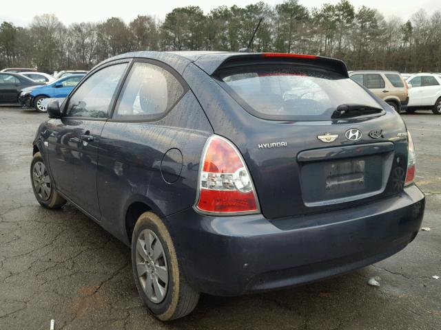 KMHCM3ACXBU197665 - 2011 HYUNDAI ACCENT GL GRAY photo 3