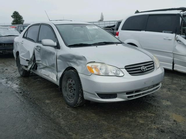 1NXBR32E84Z286148 - 2004 TOYOTA COROLLA CE SILVER photo 1