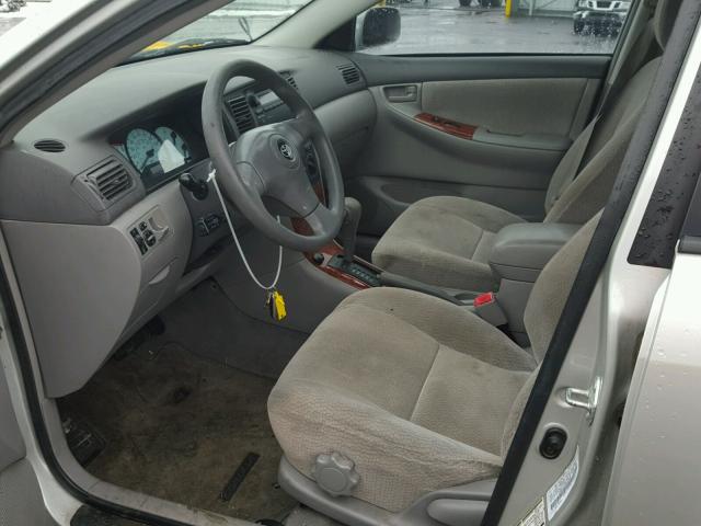 1NXBR32E84Z286148 - 2004 TOYOTA COROLLA CE SILVER photo 5