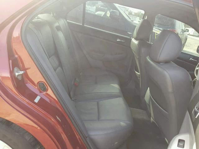 1HGCM56837A207418 - 2007 HONDA ACCORD EX RED photo 6