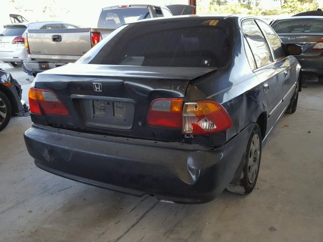 1HGEJ6678YL010202 - 2000 HONDA CIVIC LX BLACK photo 4