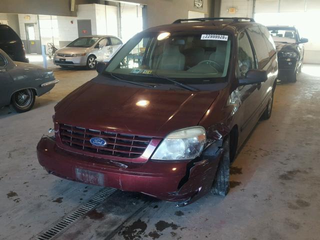 2FMZA51697BA13760 - 2007 FORD FREESTAR S BURGUNDY photo 2