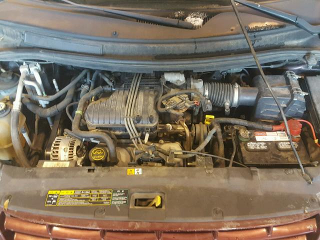 2FMZA51697BA13760 - 2007 FORD FREESTAR S BURGUNDY photo 7