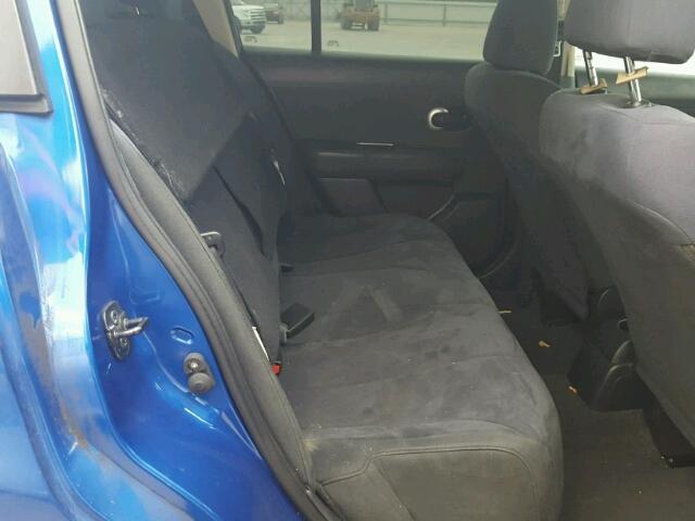 3N1BC13E69L407482 - 2009 NISSAN VERSA S BLUE photo 6