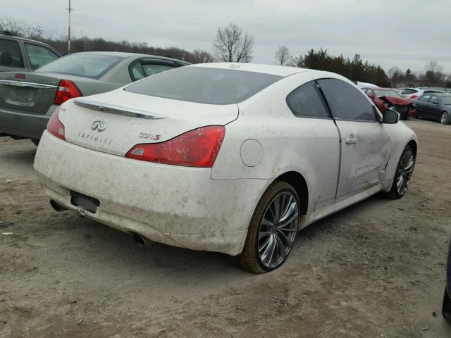 JN1CV6EL5DM982758 - 2013 INFINITI G37 WHITE photo 4