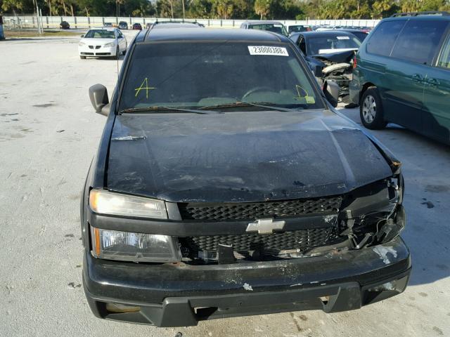 1GCCS136848121797 - 2004 CHEVROLET COLORADO BLACK photo 9