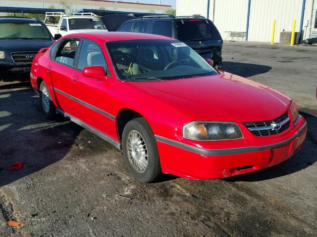 2G1WF52E8Y9193457 - 2000 CHEVROLET IMPALA RED photo 1