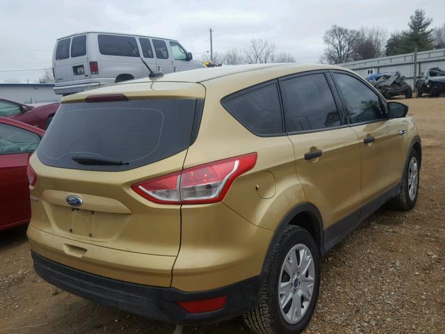 1FMCU0F70EUC28629 - 2014 FORD ESCAPE S GOLD photo 4