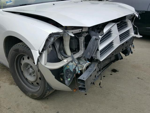 2B3KA43G87H831162 - 2007 DODGE CHARGER SE SILVER photo 9