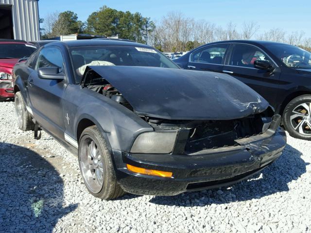 1ZVFT80NX75289992 - 2007 FORD MUSTANG BLACK photo 1