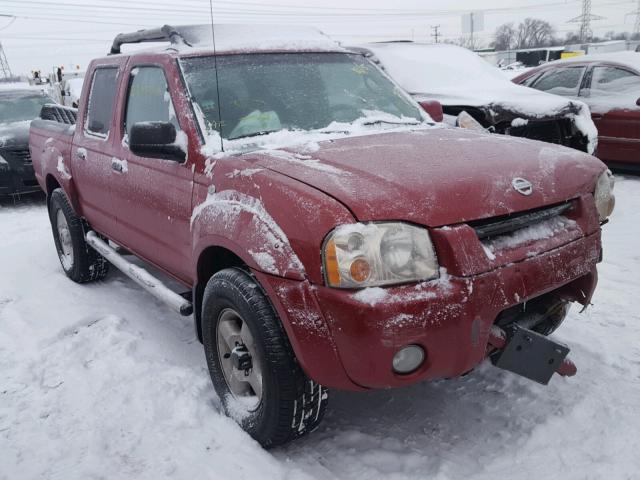 1N6ED27YX2C358402 - 2002 NISSAN FRONTIER C RED photo 1