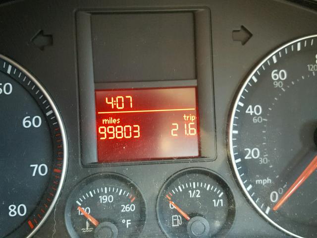 3VWJZ71K59M016916 - 2009 VOLKSWAGEN JETTA S Grafit foto 8