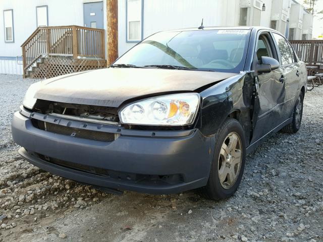 1G1ZU54894F114860 - 2004 CHEVROLET MALIBU LT BLACK photo 2