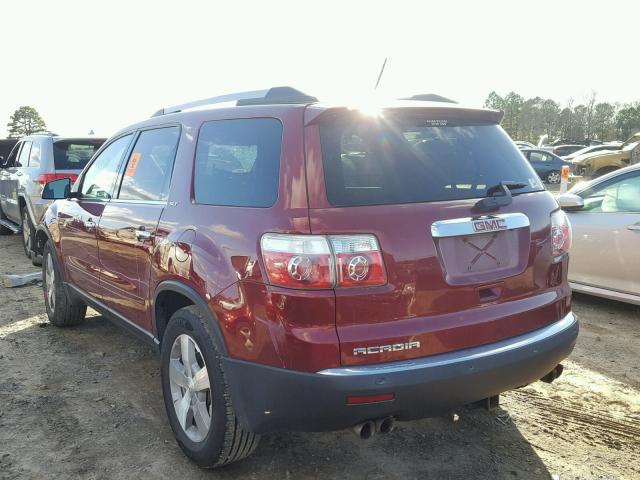 1GKKRRED8BJ109712 - 2011 GMC ACADIA SLT Bordo foto 3